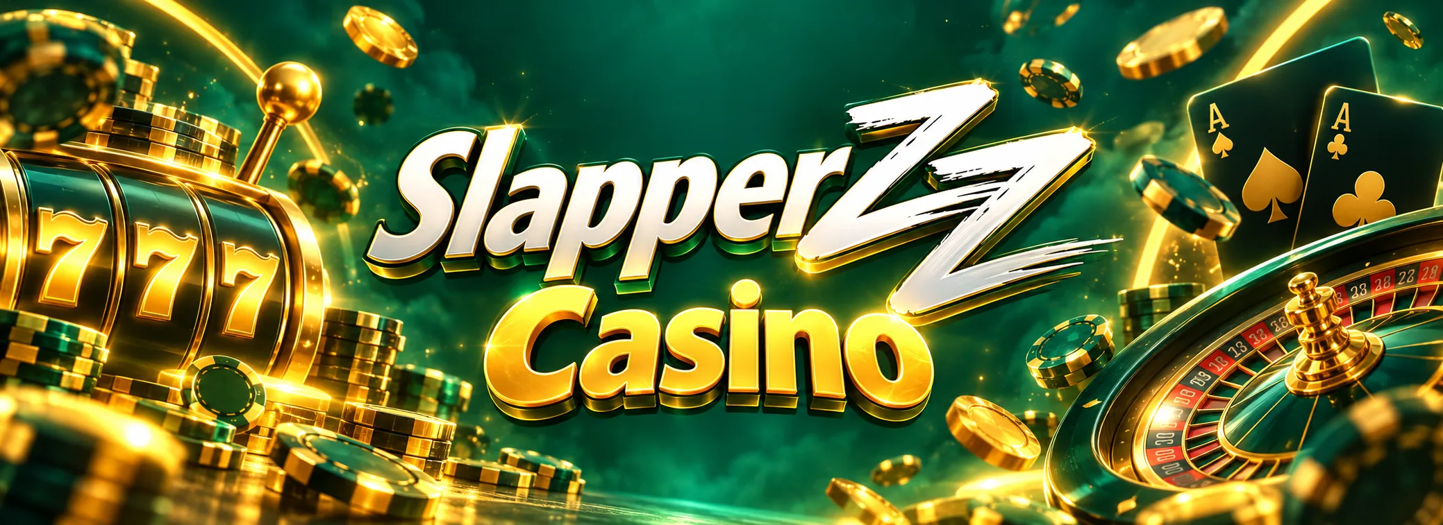 Slapperzz Casino Australia welcome bonus banner showing 200% up to A$1,500